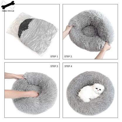 Petvaro™ Weiches Donut-Hundebett