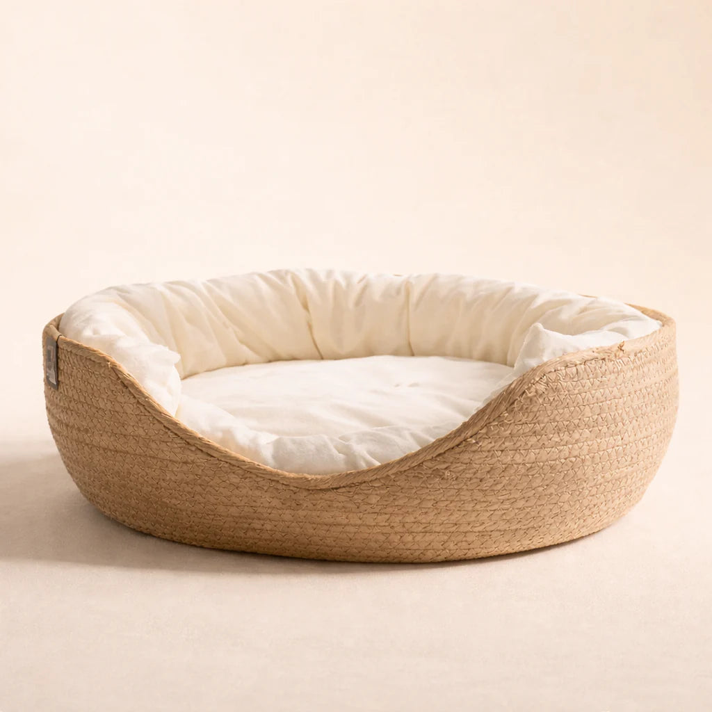 Petvaro™ Eco-Friendly Woven Pet Bed