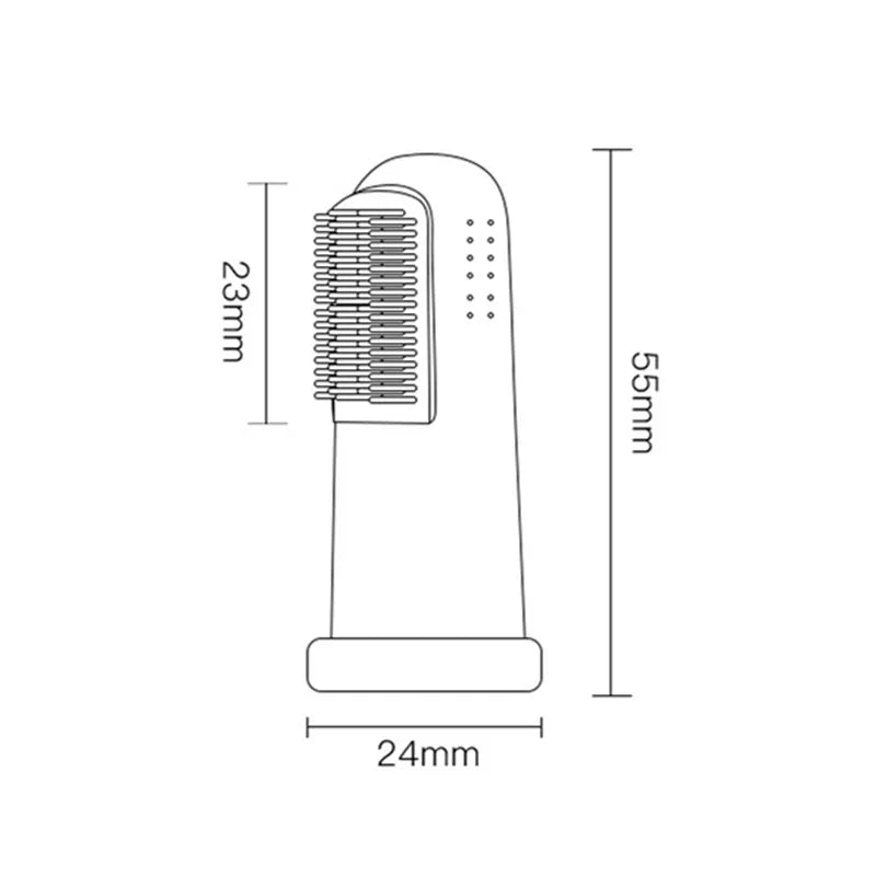 Petvaro™ Silicone Finger Toothbrush Set
