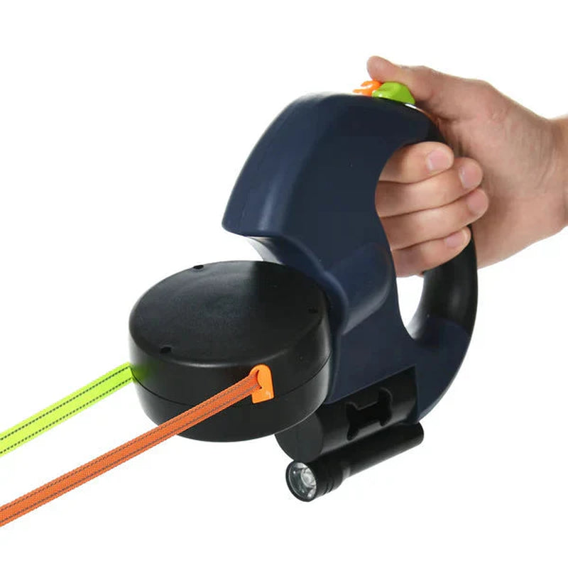 Petvaro™ 3-in-1 Dual Dog Leash with LED