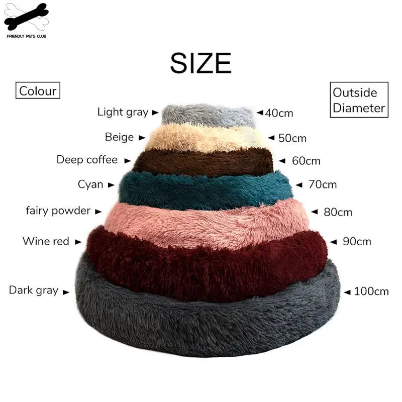Petvaro™ Weiches Donut-Hundebett