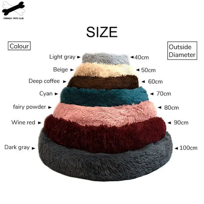 Petvaro™ Weiches Donut-Hundebett