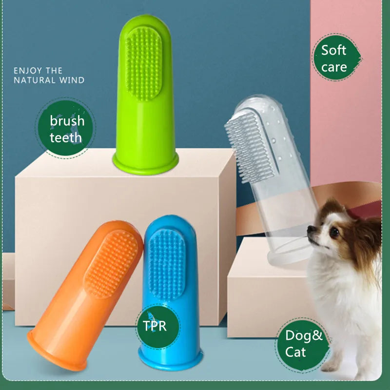 Petvaro™ Silicone Finger Toothbrush Set