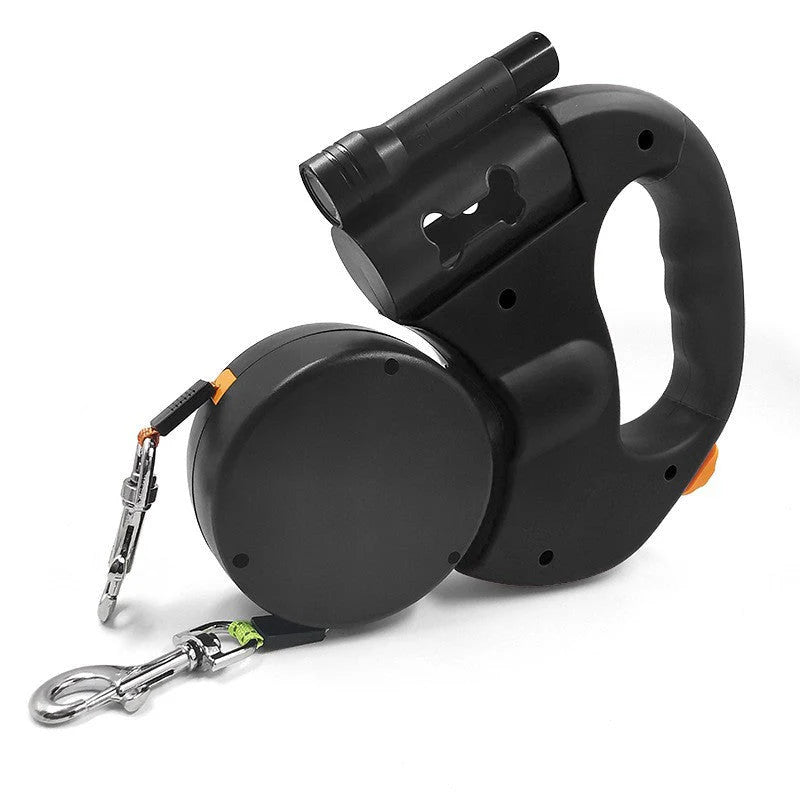 Petvaro™ 3-in-1 Dual Dog Leash with LED