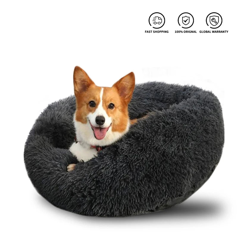 Petvaro™ Weiches Donut-Hundebett