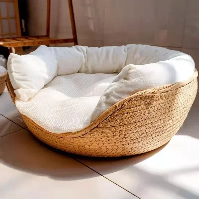 Petvaro™ Eco-Friendly Woven Pet Bed