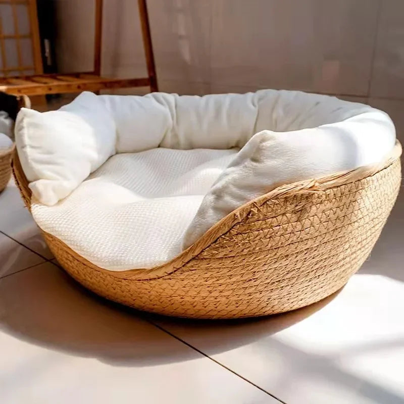 Petvaro™ Eco-Friendly Woven Pet Bed